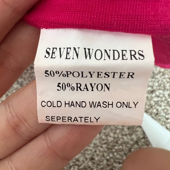 Seven Wonders - Wyatt Mini Dress (Fuchsia) - Picture 9 of 10